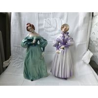 Фарфоровые статуэтки Дама в шляпке, Gobel