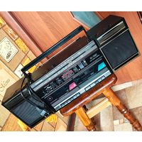 Toshiba RT-7037. Двухкассетный магнитофон. Магнитола с радио. Бумбокс геттобластер