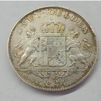 Бавария 2 гульдена 1848 год