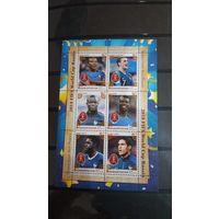 БЛОК ФУТБОЛ  ЧЕМПИОНАТ МИРА СПОРТ    MNH