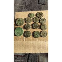 Лот монет разных с рубля