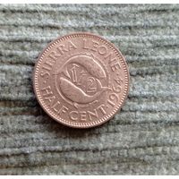 Werty71 Сьерра Леоне 1/2 цента 1964 Рыба Блеск