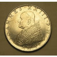 Ватикан, 100 Лир 1962 FIDES IOANNES XXIII