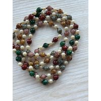 Бусы СССР,имитация камня и жемчуга