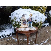 Консольный Столик, Интарсия, Орех, Европа ХХ век.