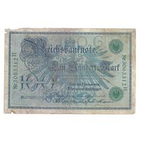 Германия 100 марок 1908 г. Кайзеровская империя
