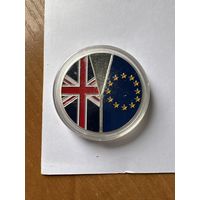 Монетовидный жетон брексит выход Великобритании с Евросоюза