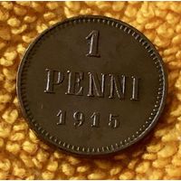 1 penni 1915 года.