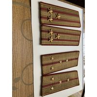 Уже редкие парадные советские погоны ВВ и Внутренней службы-цена за лот! Пришивные -на китель и шинель.