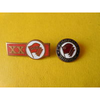 Значок ДСО Красное знамя.20 лет.