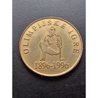 Словения 5 толаров 1996 г.- 100 лет современным Олимпийским Играм