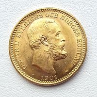 20 крон Швеция 1901 Оскар II.