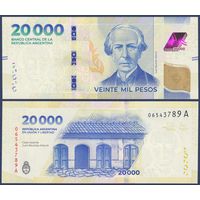 Аргентина, 20000 песо 2023 г., P-W370 (серия А, политик Хуан Баутиста Альберди), UNC