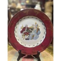 Очень красивая винтажная тарелка, Европа, клеймо, много лотов с рубля