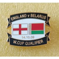 Футбол Англия - Беларусь 2009 (крепление - сломано)