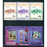 Кипр - 1972-1975гг. - 2 полные серии - 6 марок - MH. #4-B6-120-KS-3