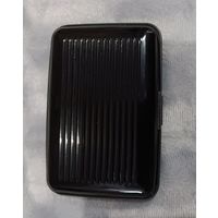 Визитница. 11х7 см, 6 делений. Пластик. Корпус на защёлке.