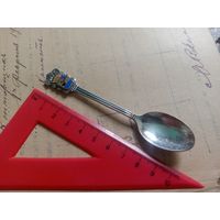 Красивая Серебряная ложечка. Ag, клейма производителя.