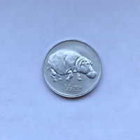 Северная Корея 1/2 чона 2002 Мир животных - Бегемот