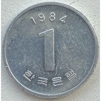 Южная Корея 1 вона 1984 г.