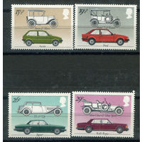 Великобритания - 1982г. - британские автомобили - 4 марки - полная серия, MNH [Mi 929-932]. #3-GB-Z-1-15