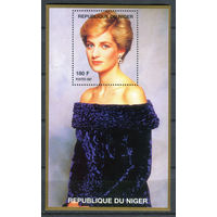 Нигер - 1997г. - принцесса Диана - 1 блок - MNH. Без МЦ!