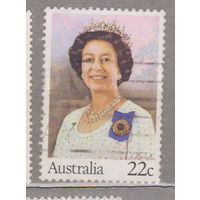 Королева Елизавета II Известные люди Личности Австралия 1980 год лот  10