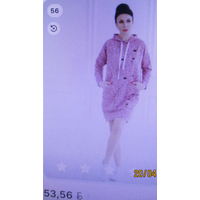 Туника с капюшоном. Хлопок. Р.54