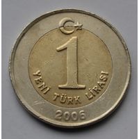 Турция, 1 лира 2006 г.