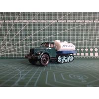 Масштабная модель ГАЗ-63 Гусеничный МОЛОКО Масштаб 1/43 конверсия