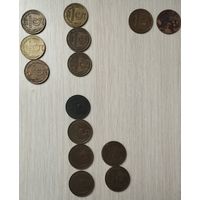 5 копеек СССР, погодовка 14 шт. (обмен)