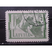 Латвия, 1937. Памятники освобождения, воин на коне