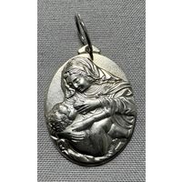 Образок серебряный. 925 пробы. 37