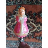 Ёлочная игрушка на прищепке "СНЕГУРОЧКА" (СССР). Торги с 1 рубля. МЦ.