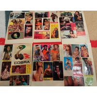 Наклейки 90-х лотом наклеены