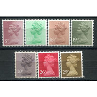 Великобритания - 1982г. - королева Елизавета II, стандартный выпуск - 6 марок - полная серия, MNH, номинал 20 чистый, без клея [Mi 900-905]. #3-GB-Z-1-15