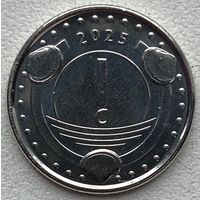 Кюрасао 1 цент 2025 г.