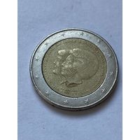 Нидерланды, 2 евро 2013. Королева Беатрикс и наследный принц Виллем Александр