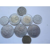 Монеты Португалии 9шт. без повтора.