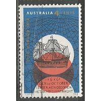 Австралия. 350 лет высадки Д.Хартога в Австралии. 1966г. Mi#384.