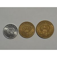 Монеты Cabo Verde, 20 сентаво, 1 эскудо, 2,5 эскудо, 1977 год. Одним лотом без МЦ.