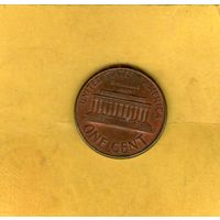США 1 цент 1989 D