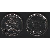 Ямайка km189 1 доллар 2015 год (5 ТОРГ ЛЮБОЙ