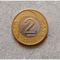 2 злотых 2009 года Польша. Третья Республика. Красивая монета!