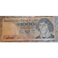 1000 злотых 1982 Польша