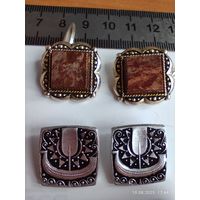 Запонки Рекорд 2 пары