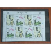 Беларусь. 1993. Европа-СЕПТ. Марк Шагал. Блок и Малый лист.