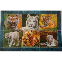 СЕРИЯ Блоков кошки собаки тигры  фауна  MNH