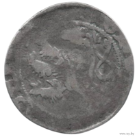 Город Прага ( Королевство Богемия ). 1 пражский грош  1378-1386 гг. Масса 2.89 г. Король Вацлав IV (III)