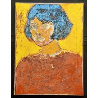 Лисовский А.С "Мальвина", холст, акрил. Размер 40х30 см.